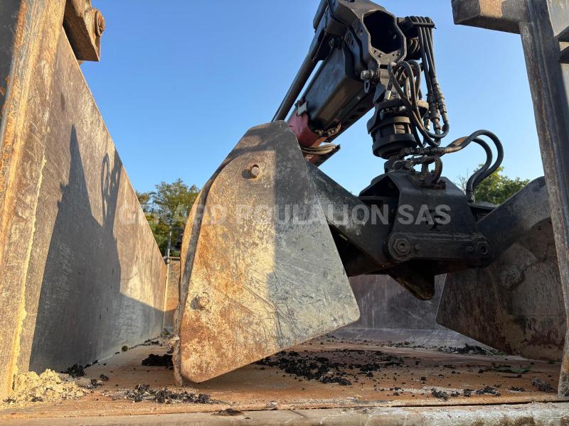Camion MAN TGS 33.400 6X4 BI-BENNE MARREL + grue HMF 1310K3 Benne Bi-benne