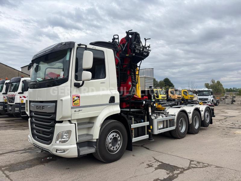 Camion DAF CF 480 8x2x4 grue PALFINGER Epsilon Polybenne