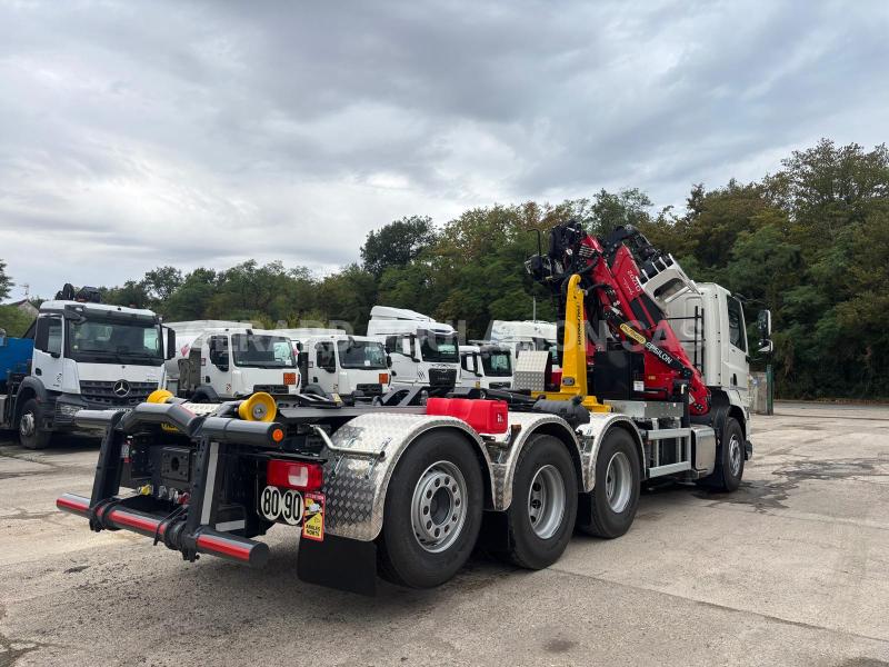 Camion DAF CF 480 8x2x4 grue PALFINGER Epsilon Polybenne