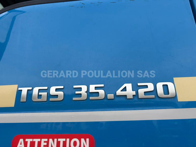 Camion MAN TGS 35.420 bâchage manuel Benne Bi-benne