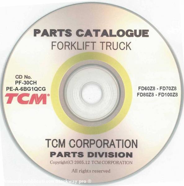 Photo TCM FD60Z8, FD70Z8, FD80Z8, FD100Z8 Part Manual  image 1/1