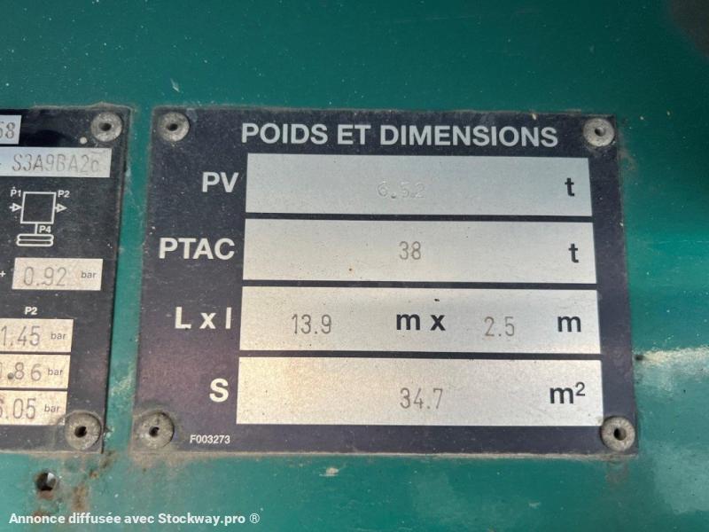 Photo Fruehauf 3 essieux PLSC  image 8/10