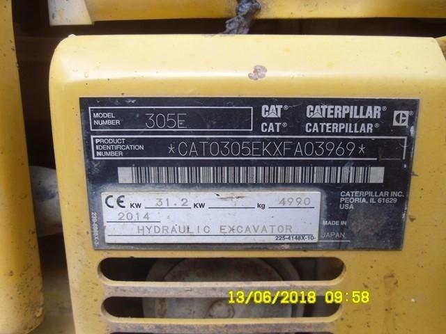 Excavator Caterpillar 305E CR