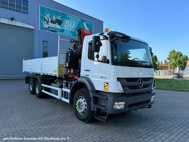 Mercedes Axor 2633 Kipper mit Kran Fassi F135