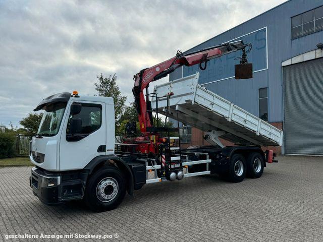 Renault Premium Lander 310.26 6x4 Kipper /Kran