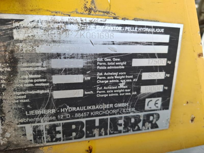 Pelle Liebherr A314 Litronic