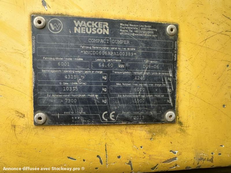 Photo Wacker Neuson 6001  image 11/14
