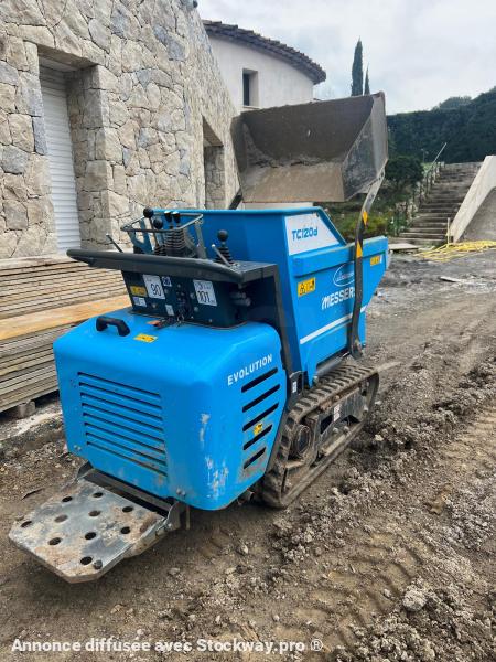 Photo brouette a chenilles messeri 1200 kg charge utile 1200d  image 1/5