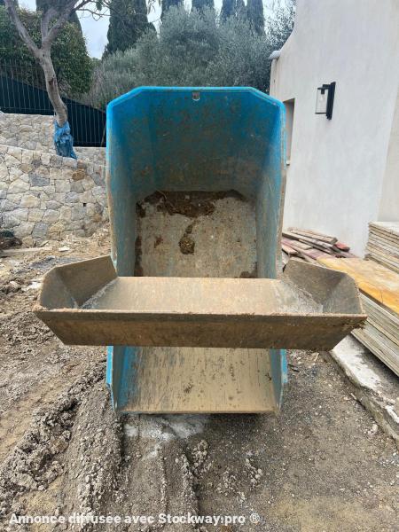 Photo brouette a chenilles messeri 1200 kg charge utile 1200d  image 2/5