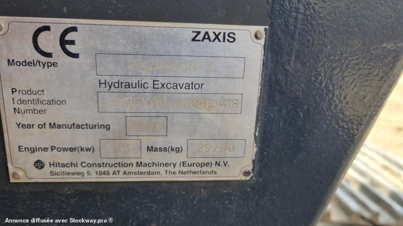 Photo Hitachi ZX280  image 5/9