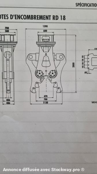 Photo Rammer RD18 pour pelle 20 à 30 tonnes  image 6/7