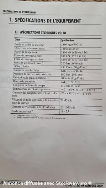 Photo Rammer RD18 pour pelle 20 à 30 tonnes  image 7/7