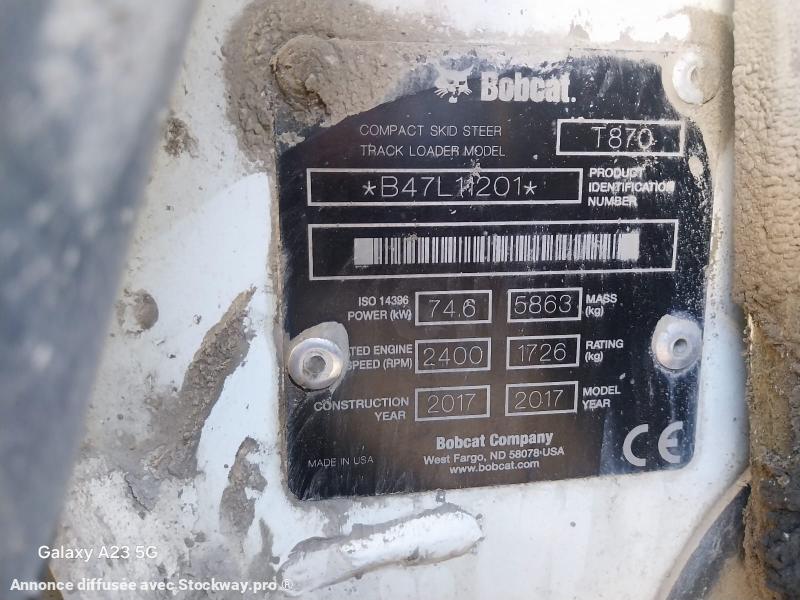 Photo BOBCAT T870 T870  image 5/6