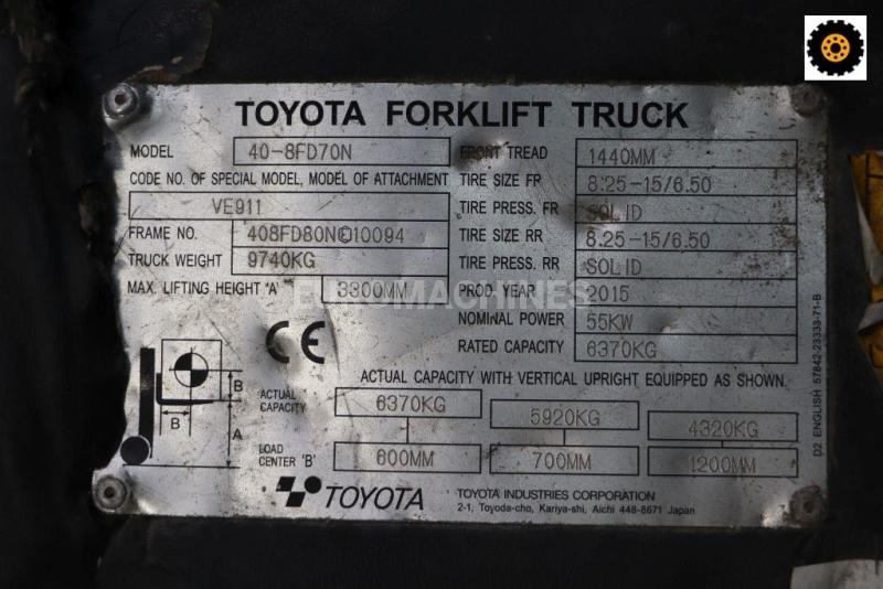 Forklift Toyota 40-8FD70N