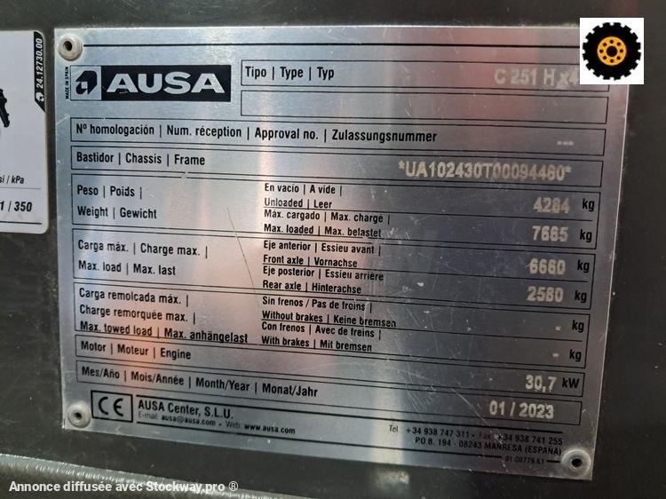 Photo Ausa C251 HX4  image 11/11