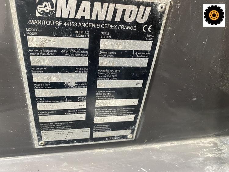 Carretilla todoterreno Manitou MH20-4