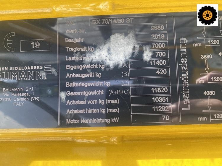Seitenstapler Baumann GX70/14/50 ST