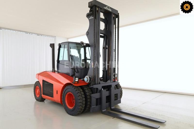 Heavy forklift Linde H-120-D (359)