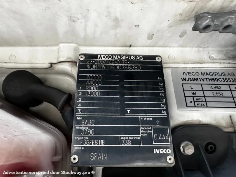 Photo Iveco Stralis 460 4X2 Tractor-unit Spring/Air Retarder image 16/19