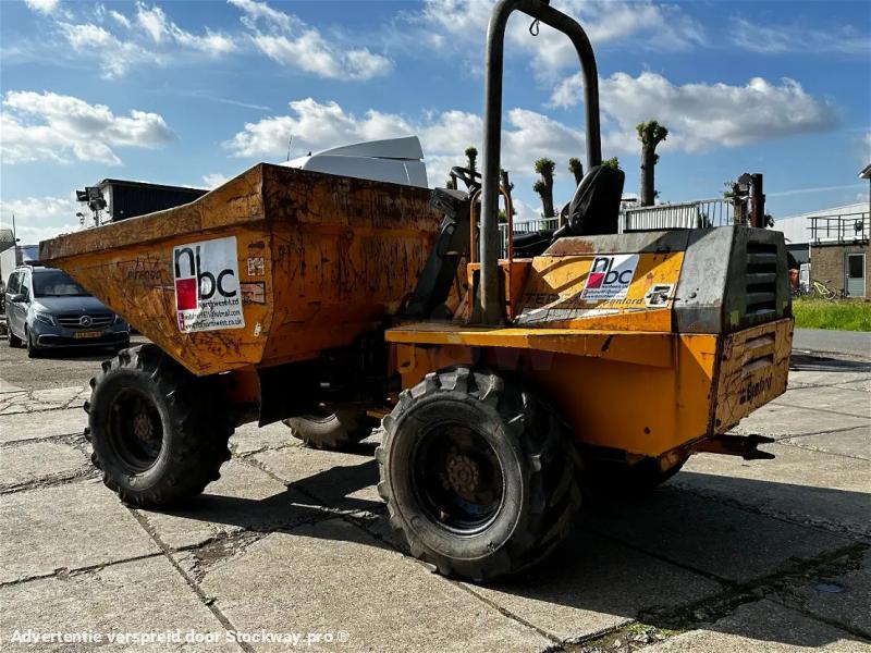 Photo Terex 6003 6 TON 4X4 Mini dumper 3529 Hours Original  image 13/16