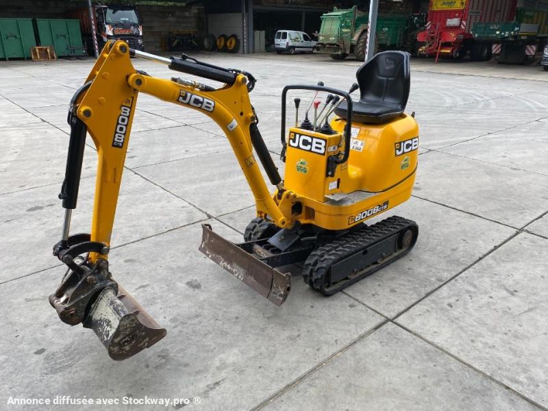 Photo Jcb 8008 + 3 godets  image 2/10