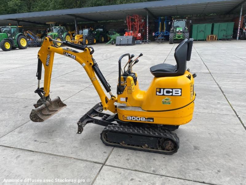 Photo Jcb 8008 + 3 godets  image 3/10