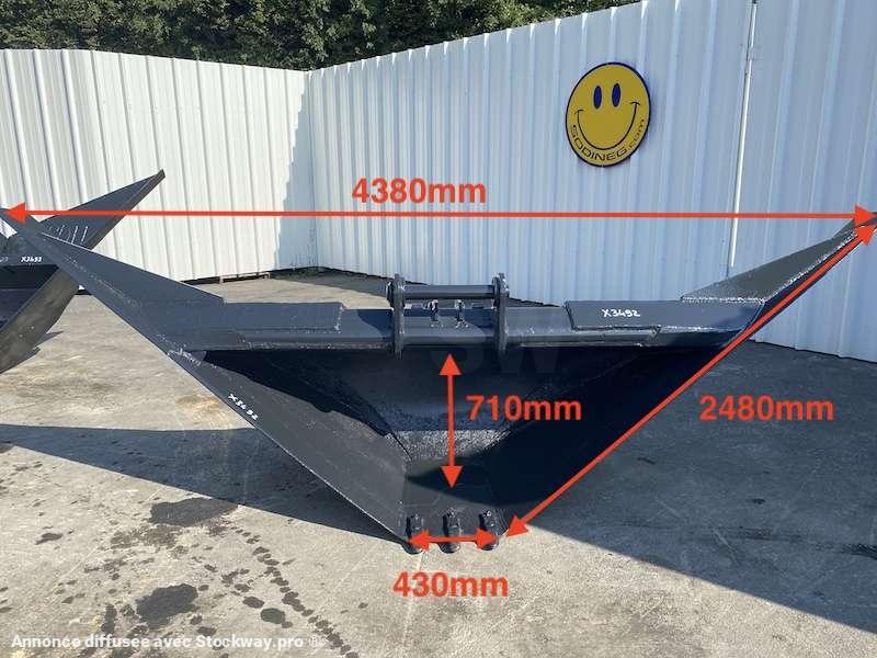 AUTRE 4380 / 430mm - attache Poclain 