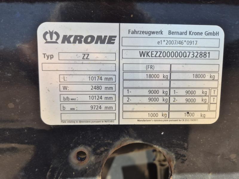 Trailer Krone 2 ejes BDF