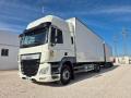 vrachtwagen met aanhanger bakwagen DAF CF85 FA 460