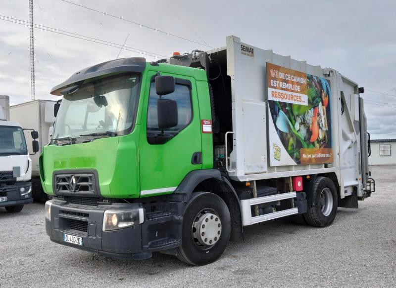 Engin de voirie Renault D-Series 320.19 Camion benne à ordures ménagères