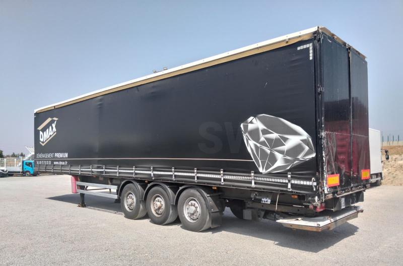 Semi-remorque Samro ST39MHPA Rideaux coulissants PLSC