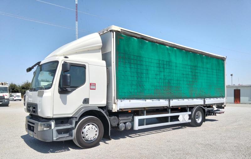 Camión Renault D-Series 320.19 ADR Lonas deslizantes PLFD (Tautliner)