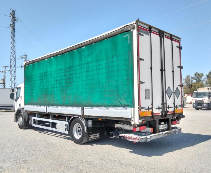 Camión Renault D-Series 320.19 ADR Lonas deslizantes PLFD (Tautliner)