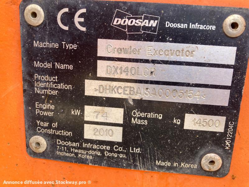 Photo Doosan DX140LCR  image 6/11