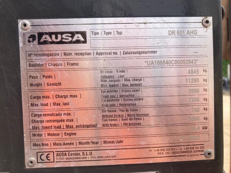tombereau DR 601 AHG