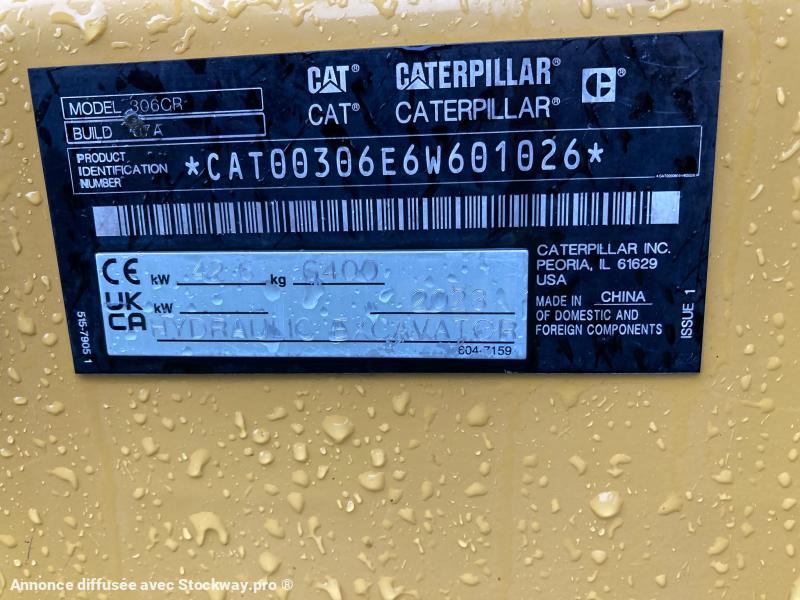 Photo Caterpillar 306 CR  image 8/17
