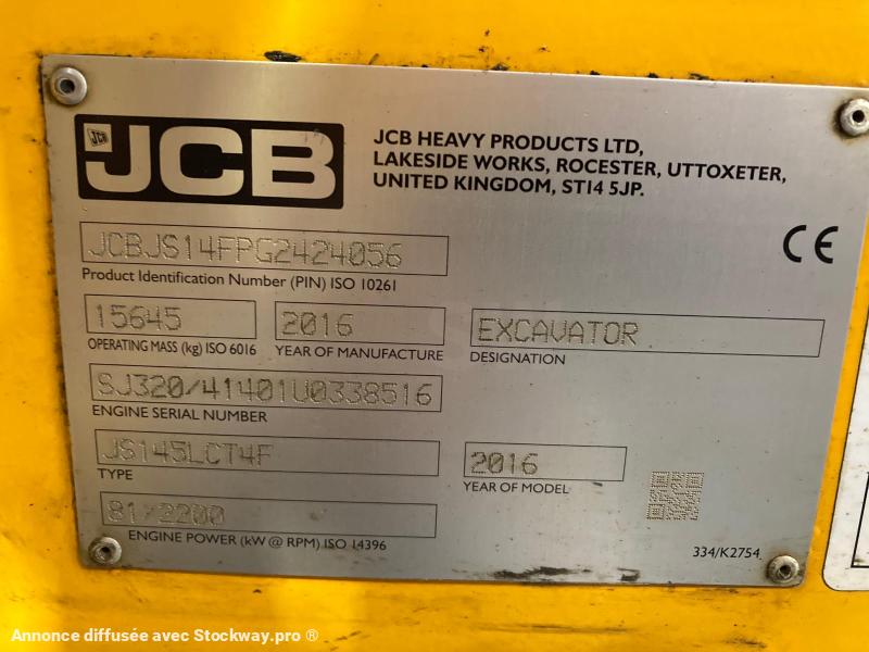 Photo Jcb JS145LC  image 9/17