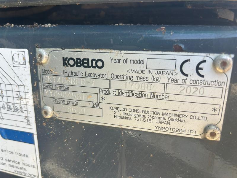 Pelle sur chenilles Kobelco SK140SRLC-7