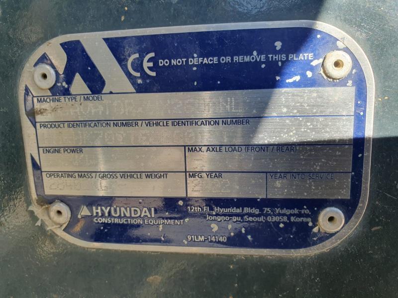 Pelle sur chenilles Hyundai HX260A NL