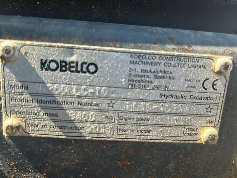 Pelle sur chenilles Kobelco SK260NLC-10 LONG REACH