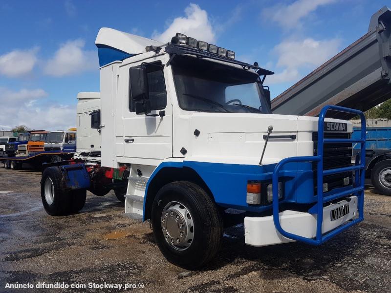 Photo Scania 142H Oldtimer - Original Tractor Head with Nose Cabin  image 2/10