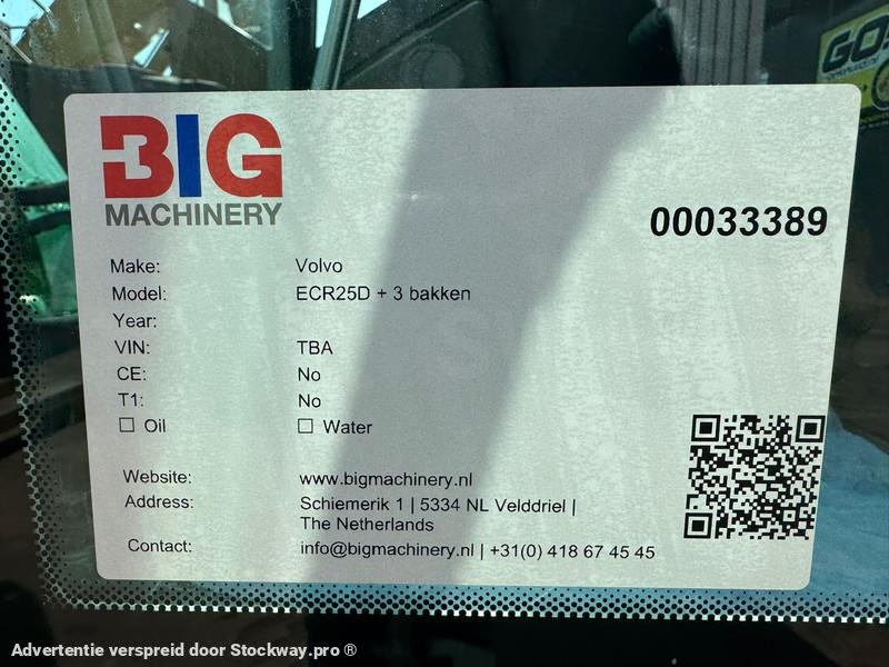 Photo Volvo EC25 ECR25D | 3 bucket image 34/37
