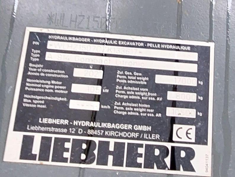 Excavator Liebherr 914