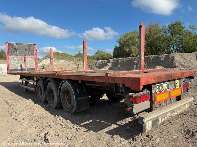 Photo Lecitrailer SEMI PLATEAU 3 ESSIEUX  image 2/10