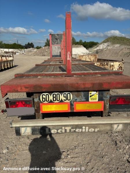 Photo Lecitrailer SEMI PLATEAU 3 ESSIEUX  image 4/10