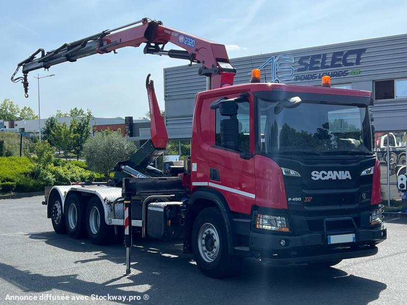 Photo Scania P450 XT 8X4  TRIDEM  AMPLIROLL GRUE image 1/17