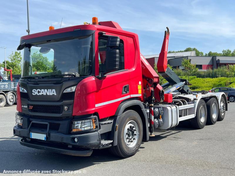 Photo Scania P450 XT 8X4  TRIDEM  AMPLIROLL GRUE image 2/17
