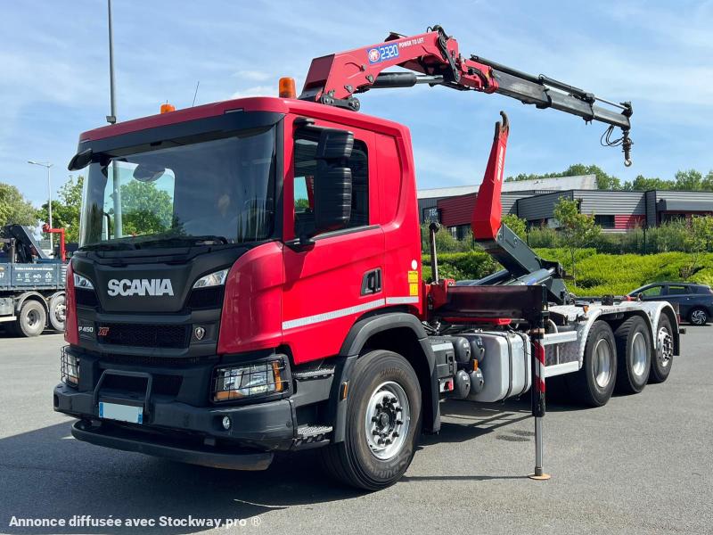 Photo Scania P450 XT 8X4  TRIDEM  AMPLIROLL GRUE image 3/17