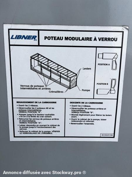 Photo Fruehauf REHAUSABLE ET TOIT COULISSANT 3 ESSIEUX image 6/8