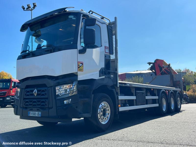 Photo Renault C-Series C-480 8X4 TRIDEM PLATEAU GRUE image 11/14